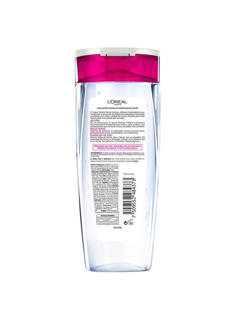 Agua Dermo Expertise L'Oréal Paris Micelar Ht5 Piel Sensible 200 ml-2