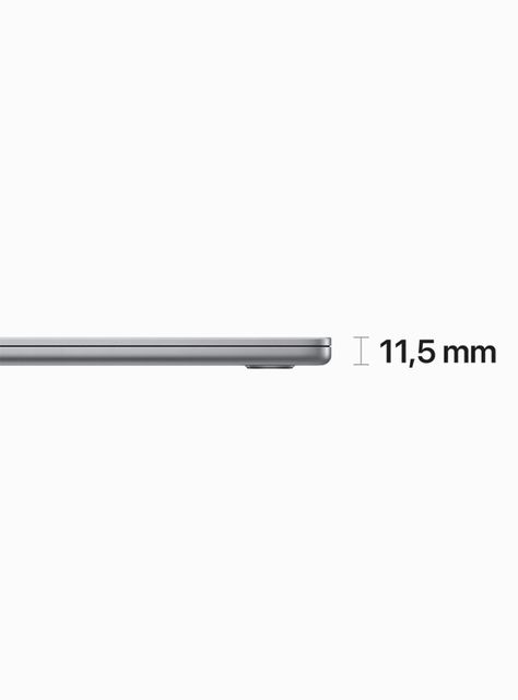 MacBook Air 15" Chip M2 8 Núcleos CPU y 10 Núcleos GPU 8GB RAM 256GB SSD Gris Espacial-2