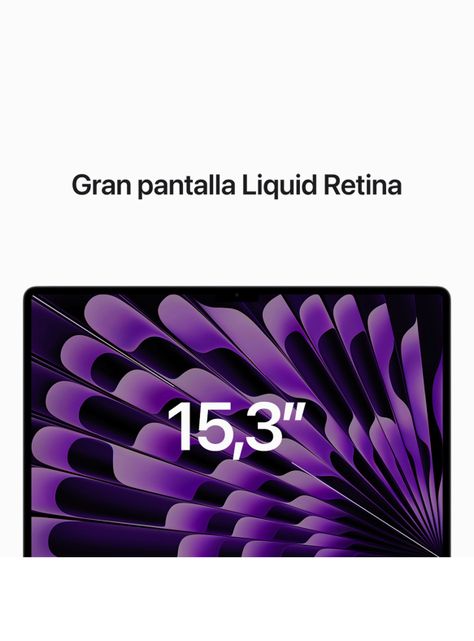 MacBook Air 15" Chip M2 8 Núcleos CPU y 10 Núcleos GPU 8GB RAM 256GB SSD Gris Espacial-4