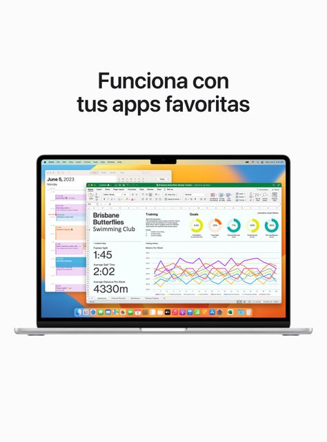 MacBook Air 15" Chip M2 8 Núcleos CPU y 10 Núcleos GPU 8GB RAM 256GB SSD Color Plata-6