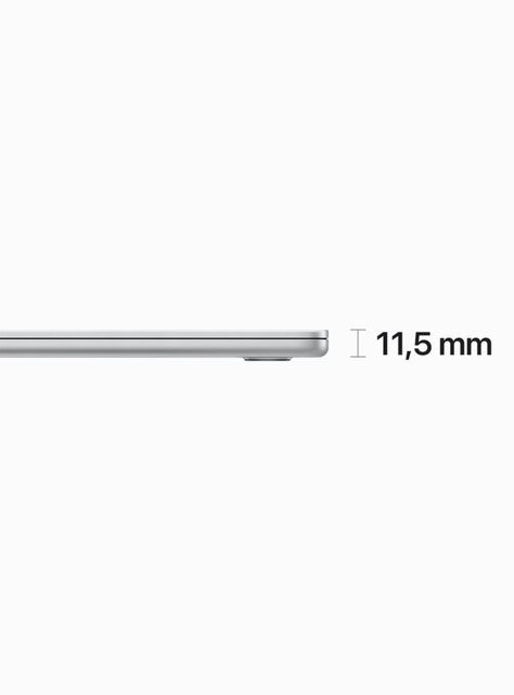 MacBook Air 15" Chip M2 8 Núcleos CPU y 10 Núcleos GPU 8GB RAM 256GB SSD Color Plata-2