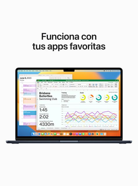 MacBook Air 15" Chip M2 8 Núcleos CPU y 10 Núcleos GPU 8GB RAM 256GB SSD Color Medianoche-6