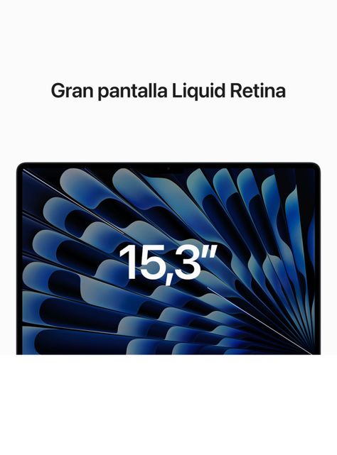 MacBook Air 15" Chip M2 8 Núcleos CPU y 10 Núcleos GPU 8GB RAM 256GB SSD Color Medianoche-4