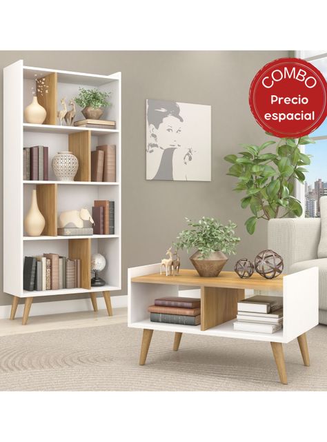 Combo Estante + Mesa de Centro-4