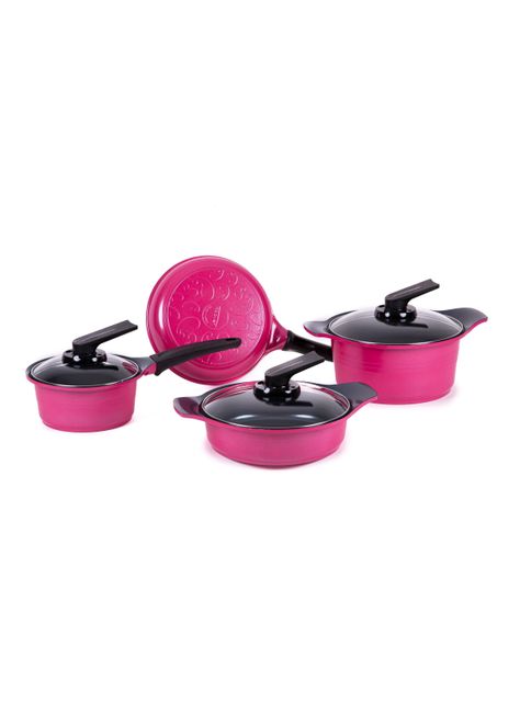 Batería de Cocina 7 Piezas Raspberry-0