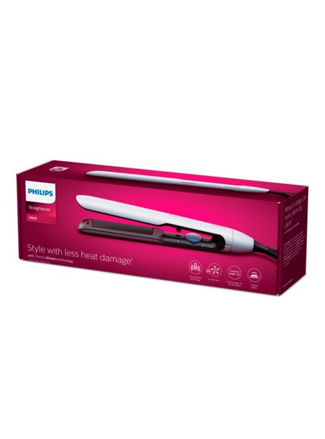 Alisador de Pelo Serie 5000 BHS520/00 Azul Cielo Pálido-1