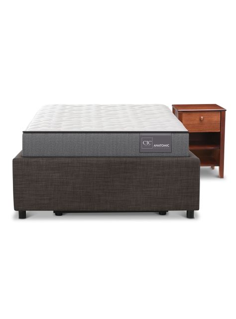 Cama Space Box Anatomic 1.5 + Velador Torino-2