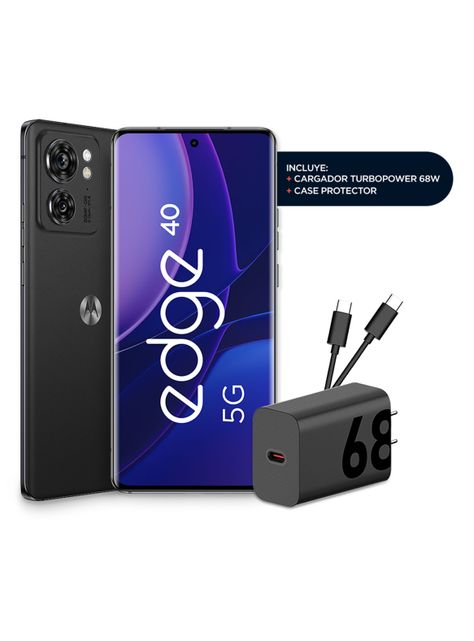 Smartphone Edge 40 5G 256GB 6.5" Negro Liberado-1
