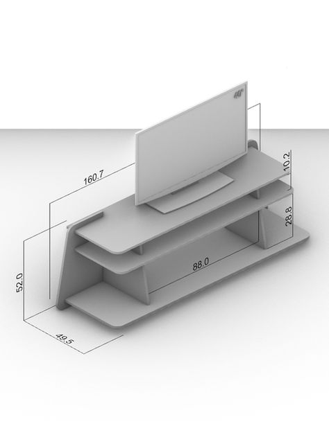 Rack Tv 40" Garden Rustic-1
