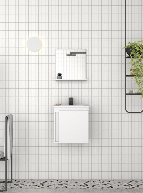 Mueble Vanitorio + Aéreo con Espejo-4
