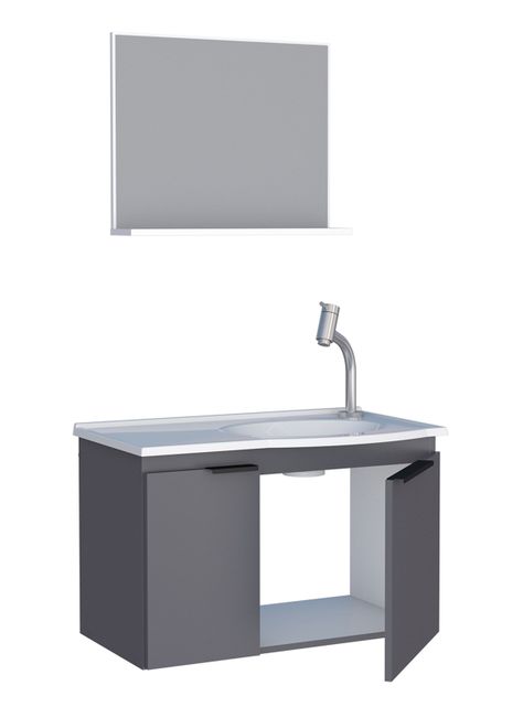 Mueble Vanitorio + Aéreo Espejo Quartzo-2