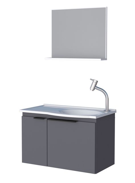 Mueble Vanitorio + Aéreo Espejo Quartzo-3