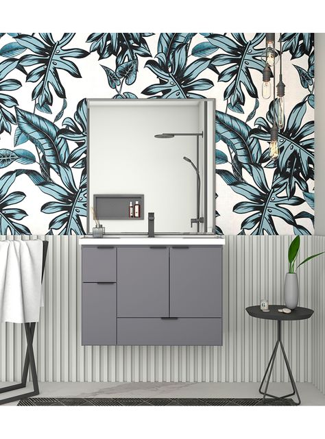 Mueble Vanitorio Aéreo Orquedea 80 cm-5