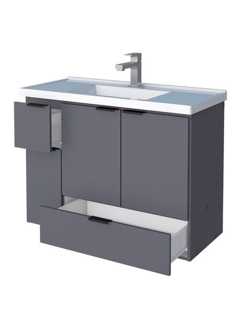 Mueble Vanitorio Aéreo Orquedea 80 cm-4