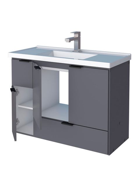 Mueble Vanitorio Aéreo Orquedea 80 cm-3