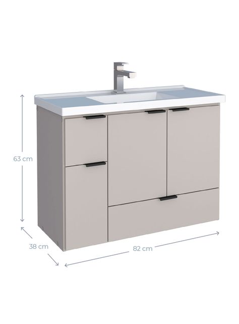 Mueble Vanitorio Orquidea 80 cm-1