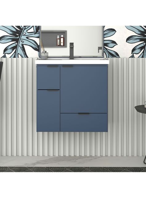Mueble Vanitorio Orquidea 2 Puertas 1 Cajón-5
