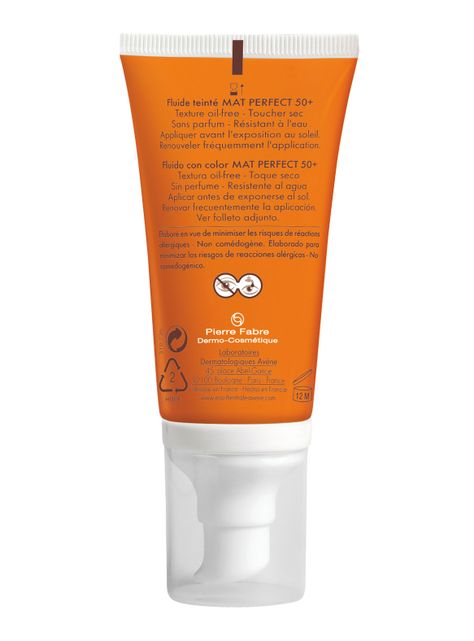 Bloqueador Fluido Mat Perfect SPF50+ con Color 50 ml-1