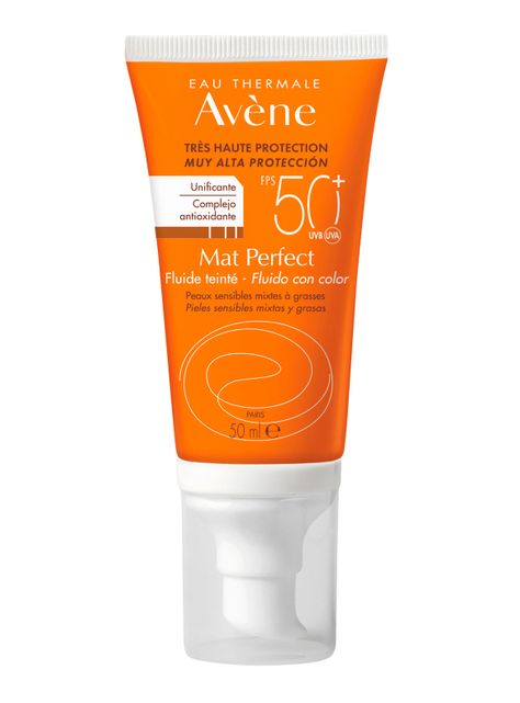 Bloqueador Fluido Mat Perfect SPF50+ con Color 50 ml-0