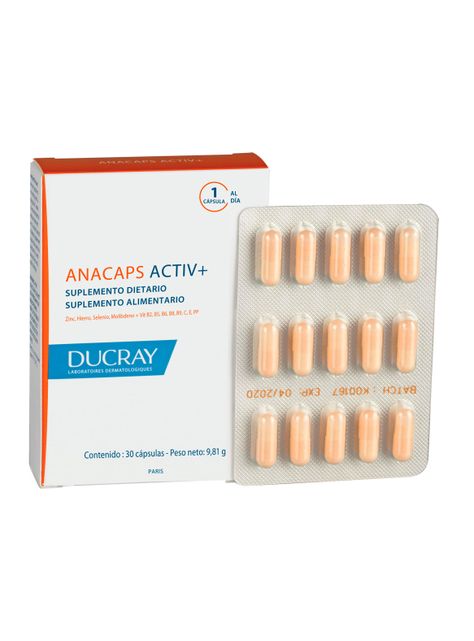 Suplemento Alimenticio Anacaps Activ+ 30 Cápsulas-0
