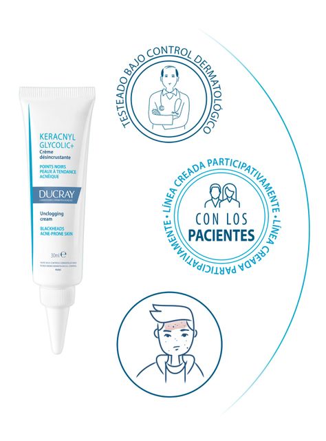 Crema Desincrustante Keracnyl Glycolic+ 30 ml-0