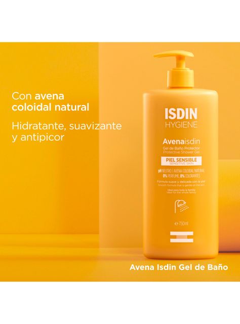 Gel ISDIN de Baño Avena 750 ml-1