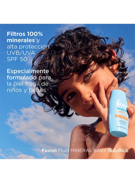 Fotoprotector ISDIN Fusion Fluid Mineral Baby Pediatrics 50 ml SPF 50-1