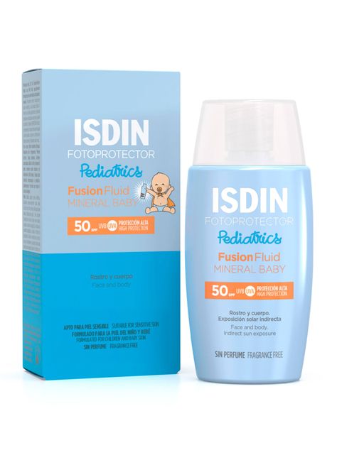 Fotoprotector ISDIN Fusion Fluid Mineral Baby Pediatrics 50 ml SPF 50-0
