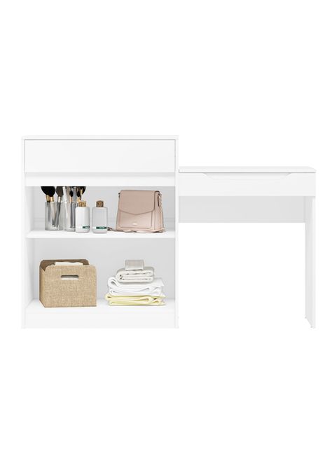 Tocador Trend Blanco Matte 2 Puertas 1 Cajón-3