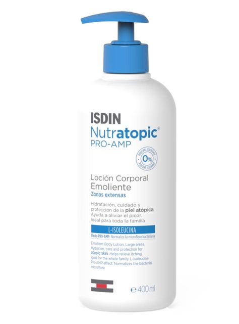 Crema ISDIN Loción Emoliente Nutratopic Pro-AMP 400 ml-0