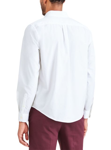 Camisa Sólida Estilo Oxford-1