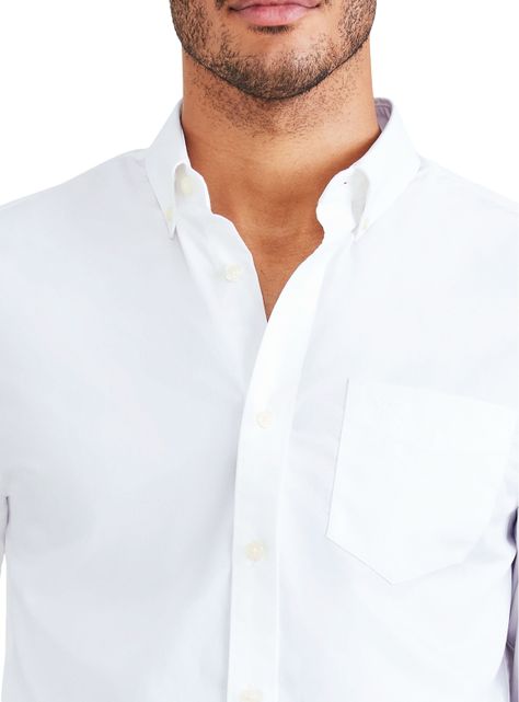 Camisa Sólida Estilo Oxford-2