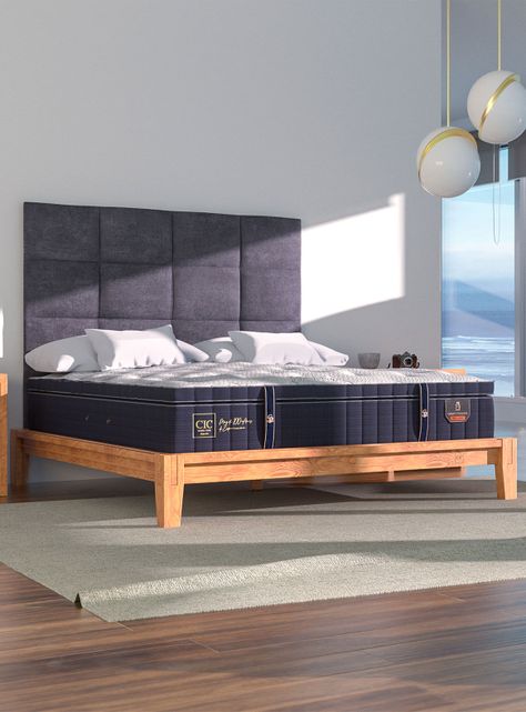 Cama Oak Premium King + Almohada-4