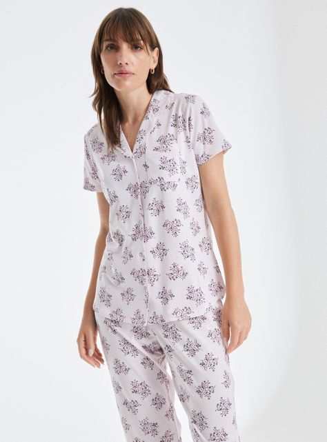 Pijama Camisero Full Print Color-0