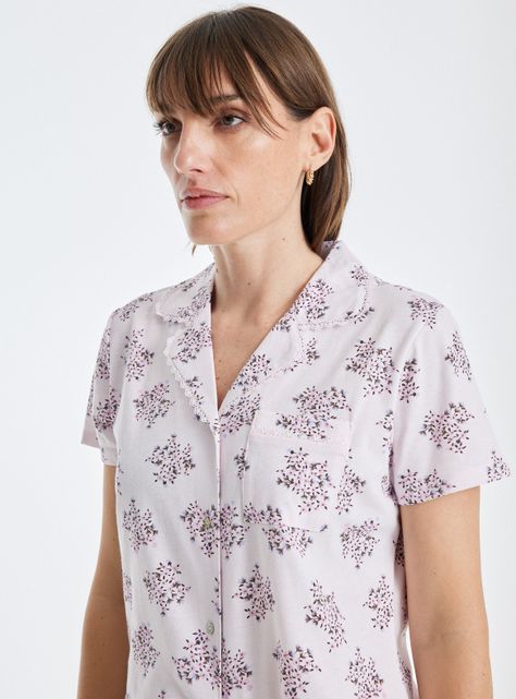 Pijama Camisero Full Print Color-2