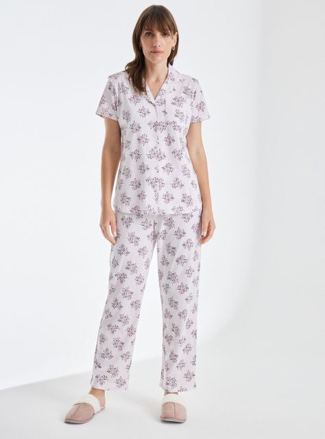 Pijama Camisero Full Print Color-4