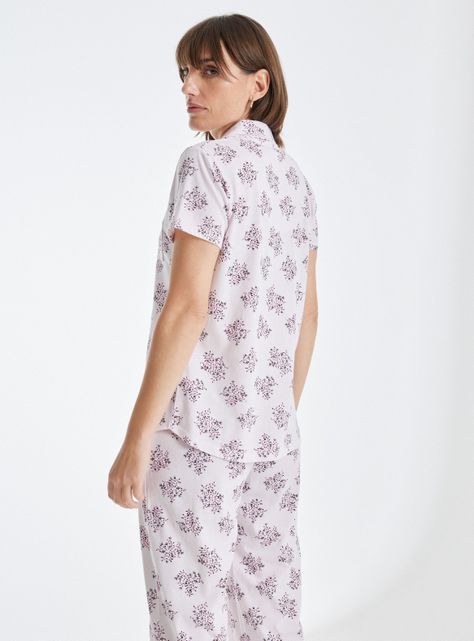 Pijama Camisero Full Print Color-1