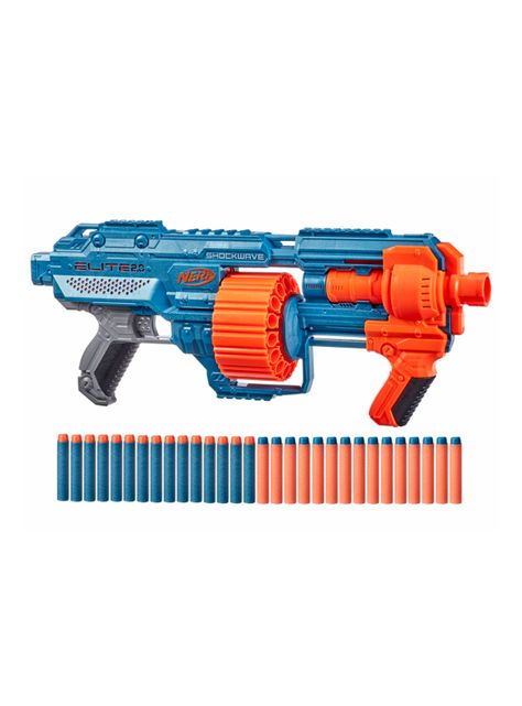 Lanzador Elite 2.0 Shockwave Rd15 30 Dardos Nerf-0