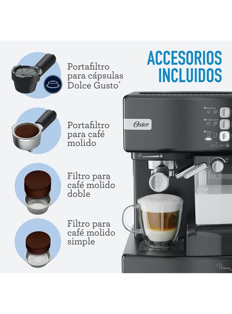 Cafetera PrimaLatte Espresso 15 Bares BVSTEM6603B-3