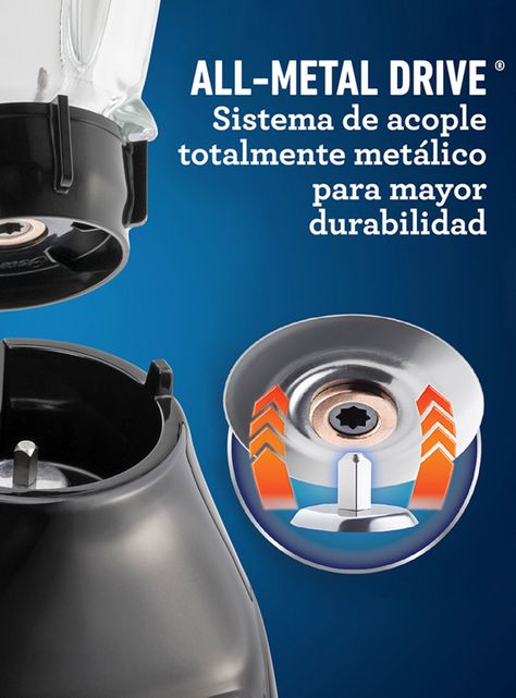 Licuadora 2 Velocidades + Pulso 1.5L BLSTKAG-BPB Negro-3