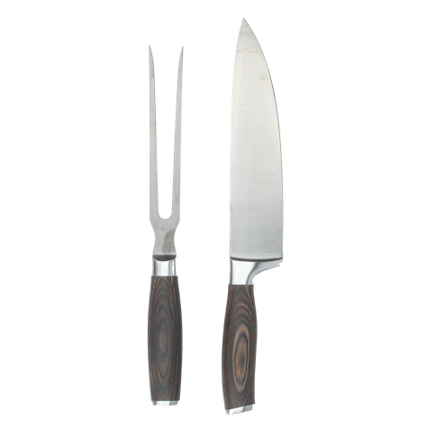 Set Tenedor + Cuchillo + Tabla 40x26 cm-2
