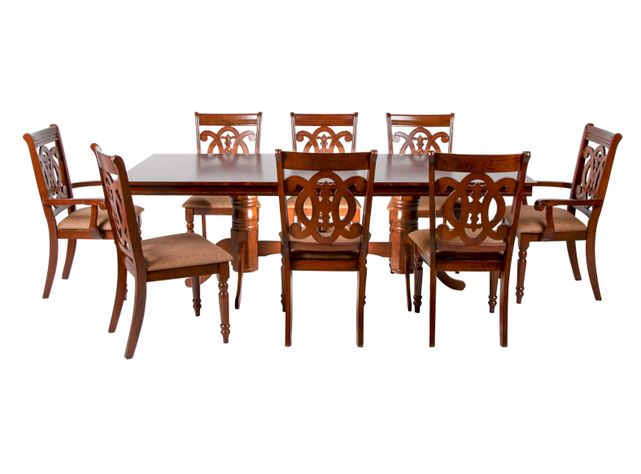 Juego de Comedor Extensible Escocia + 6 Sillas + 2 Sitiales-1