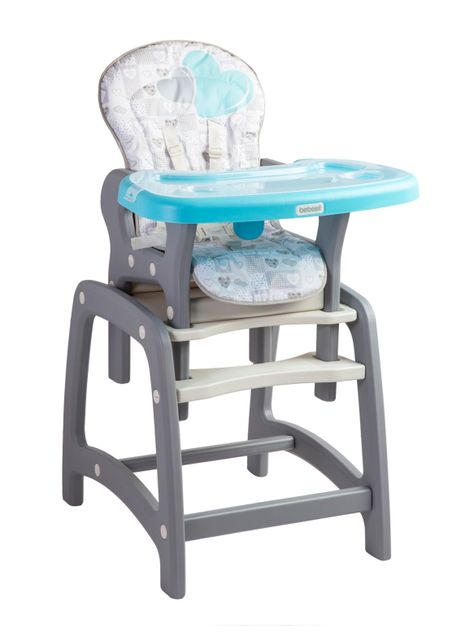 Silla de Comer Portatil Kinder SX Azul Bebesit-0