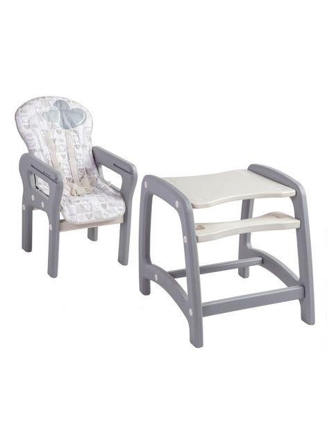 Silla de Comer Portatil Kinder SX Gris Bebesit-3