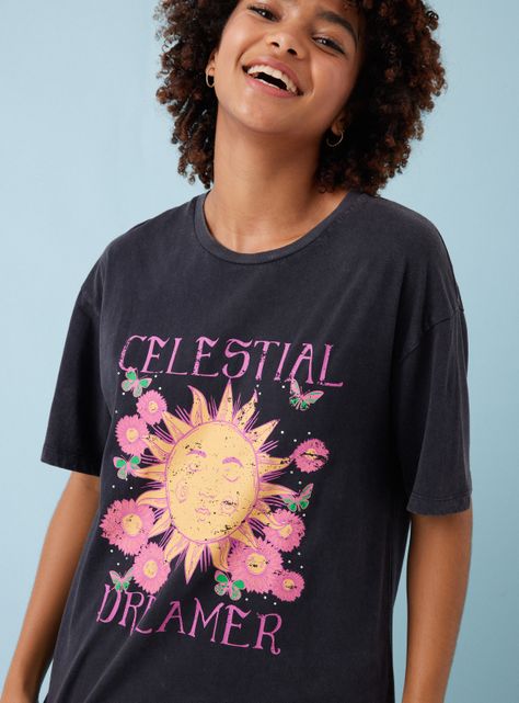 Polera Front Print Dream-2