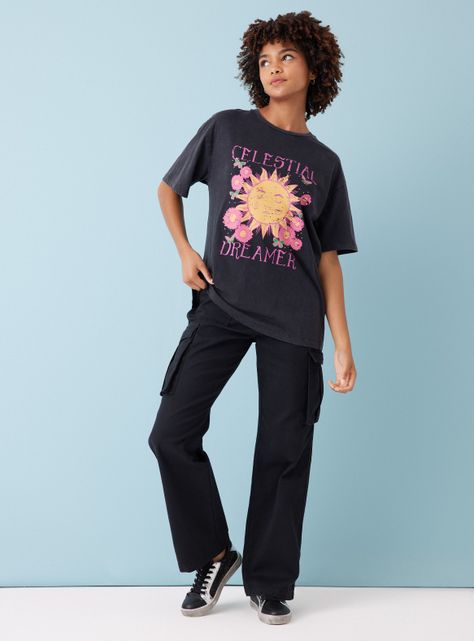Polera Front Print Dream-4
