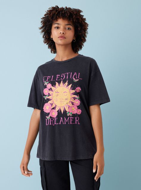 Polera Front Print Dream-0