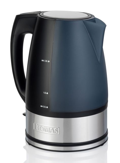 Hervidor Eléctrico 2 Litros TH-4800 Negro/Azul-3