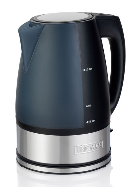 Hervidor Eléctrico 2 Litros TH-4800 Negro/Azul-4