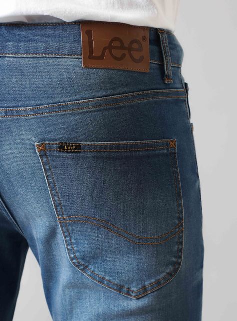 Jeans Malone Skinny Fit Mid Stone Worn-2